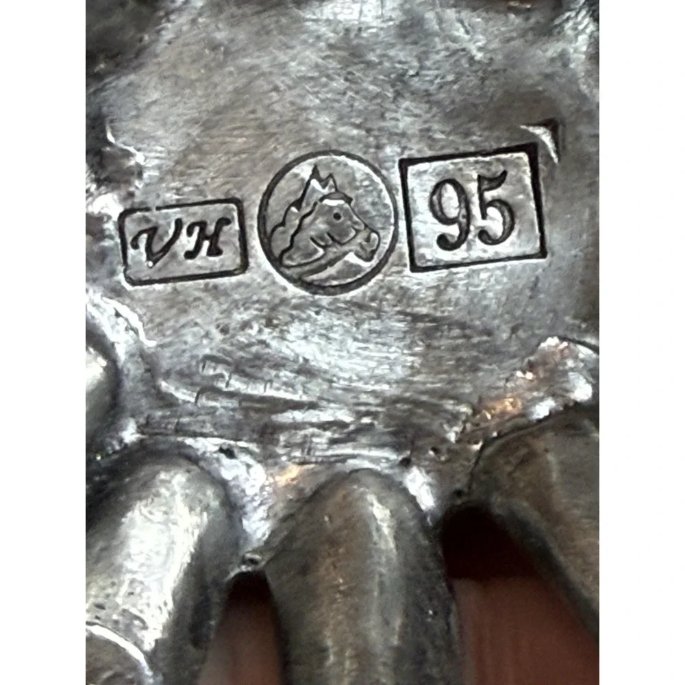 Vagabond‎ House Pewter Asparagus Candlesticks Farmers Market Candle Holder Pair